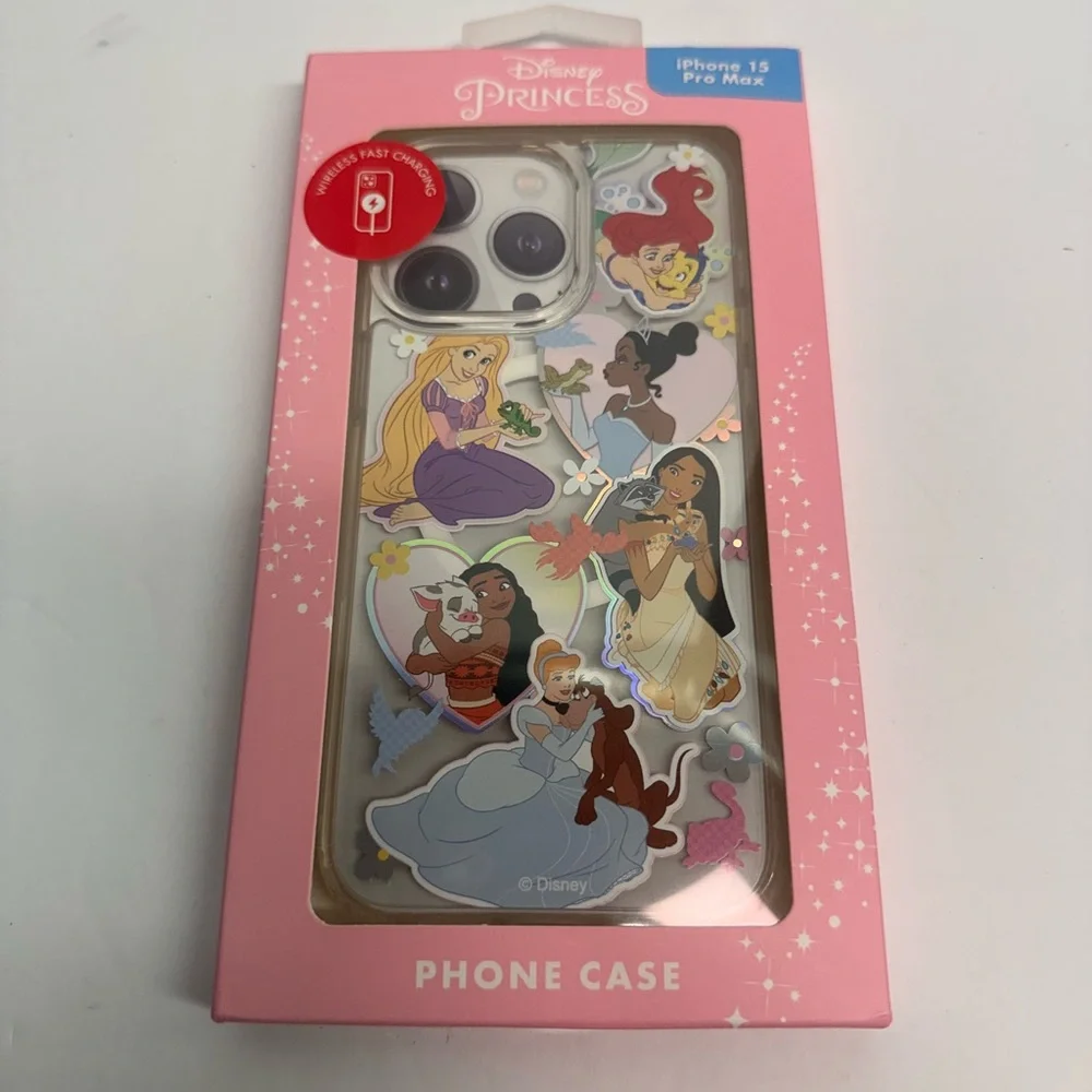 Disney Princess iPhone 15 Pro Max Case - Pink and Multicolor
